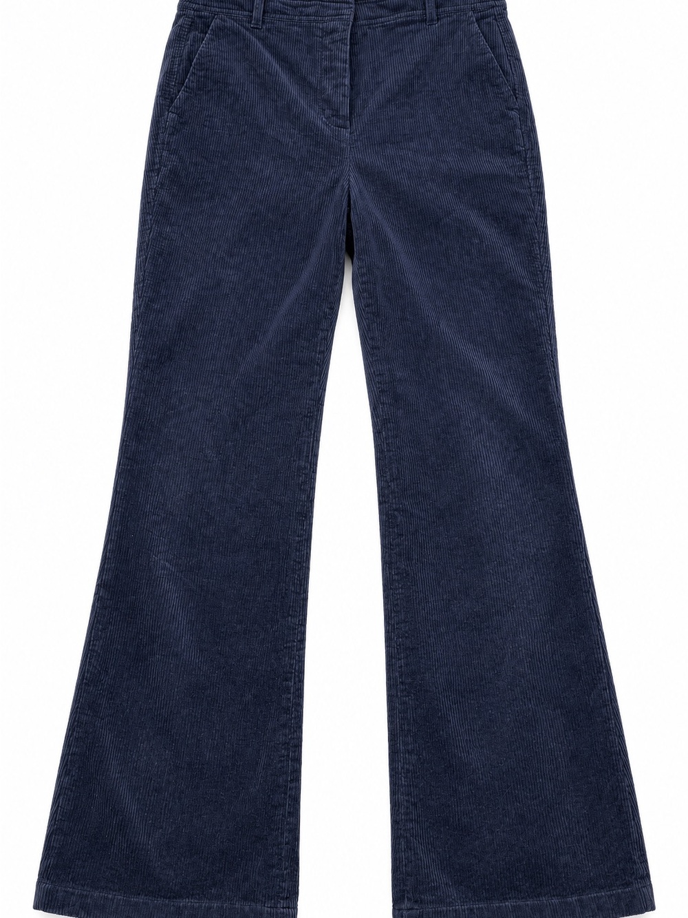 J.Crew Navy Corduroy Pants Women’s Size 6 Straight Leg Cotton Stretch Preppy